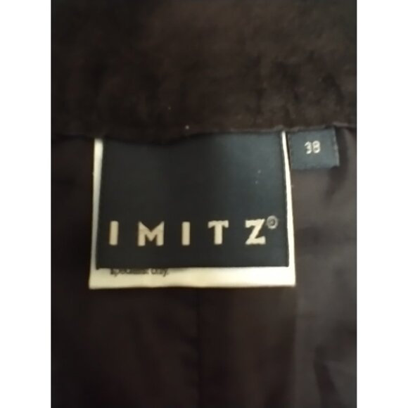 100% genuine brown suede skirt 38 with lining,  14,5" waist - Picture 6 of 14